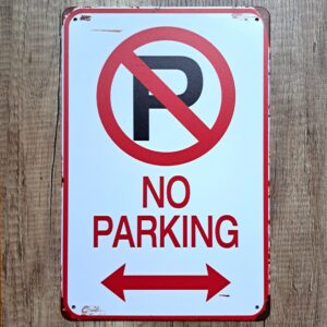 NO PARKING