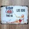 ROUTE 66 I LOVE RIDING