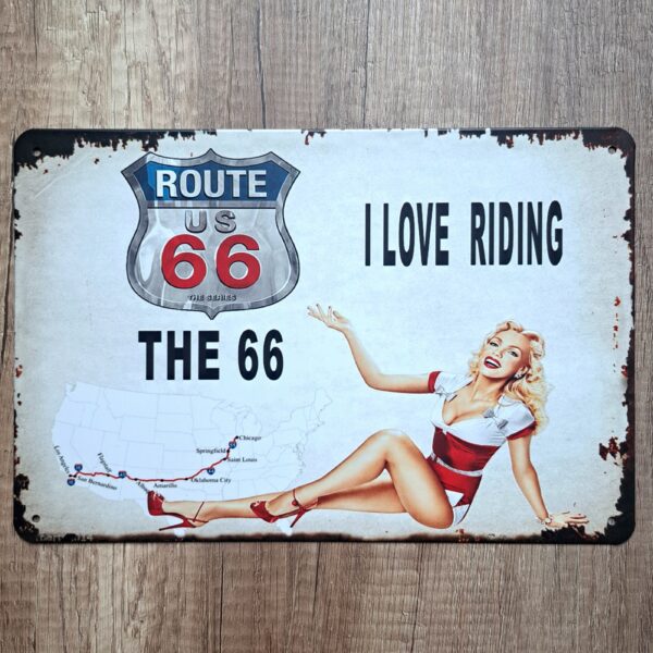 ROUTE 66 I LOVE RIDING