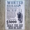 WANTED BILLY THE KID