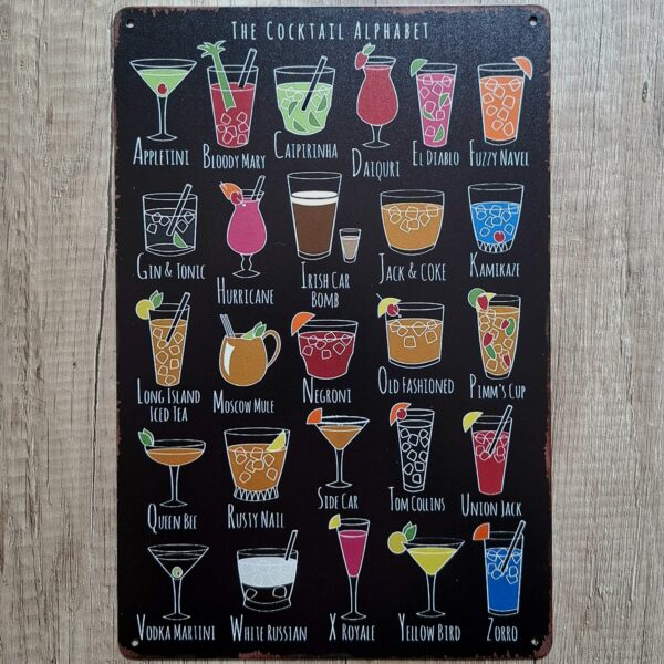 The COCKTAIL ALPHABET