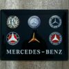 MERCEDES BENZ Logo Evolution 40x30cm