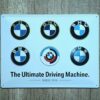 BMW Logo Evolution 40x30cm