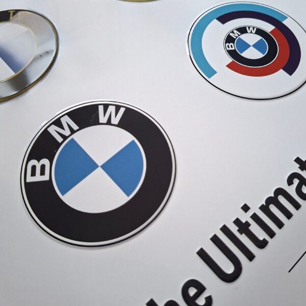 BMW Logo Evolution 40x30cm