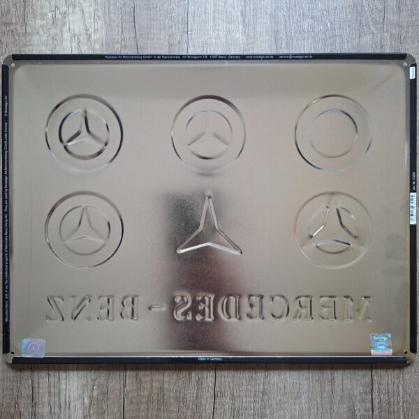 MERCEDES BENZ Logo Evolution 40x30cm